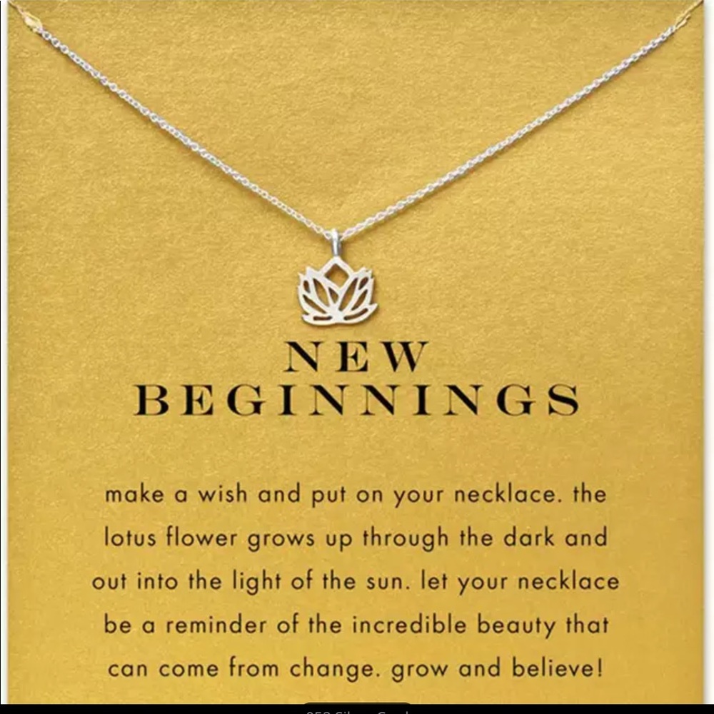 Silver New Beginnings Necklace
